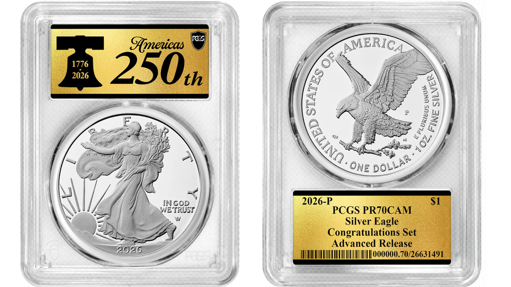 2026 P Silver Eagle $1 Congratulations PCGS PR70DCAM Advanced Release #948
