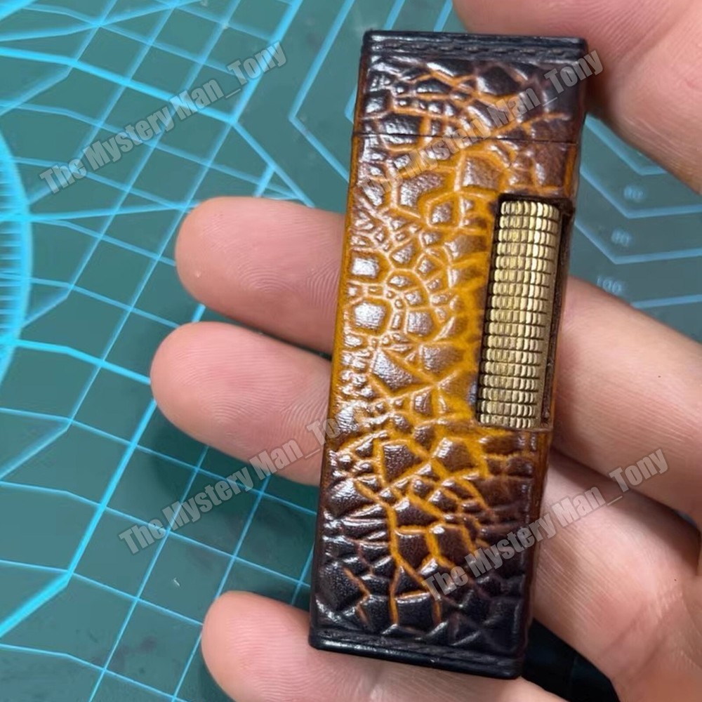 Handmade Cow Leather Lighters Protective Case for Dunhill lighter
