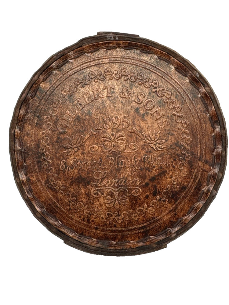 Gilbert Compass Solid Brass Nautical Handmade Working Travelling Compass W Case