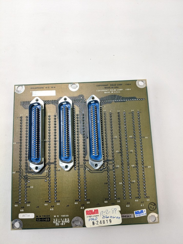 Rolm 78030 Backplane