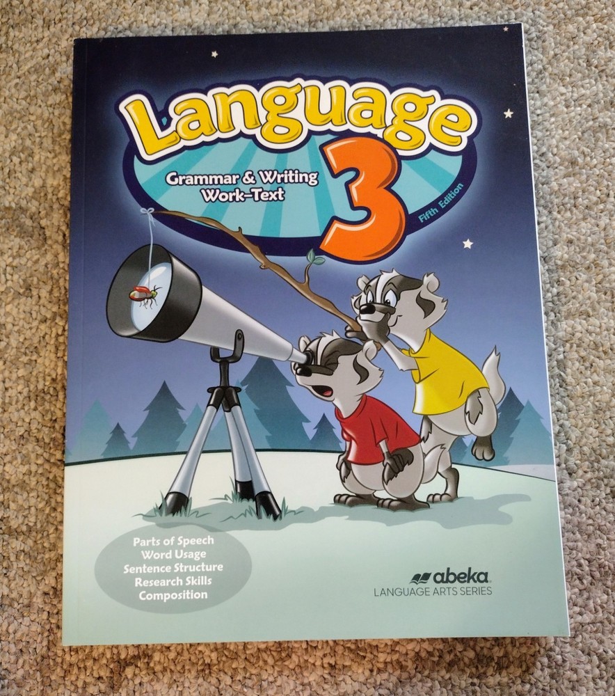 Abeka Language 3 Workbook (Clean Copy)