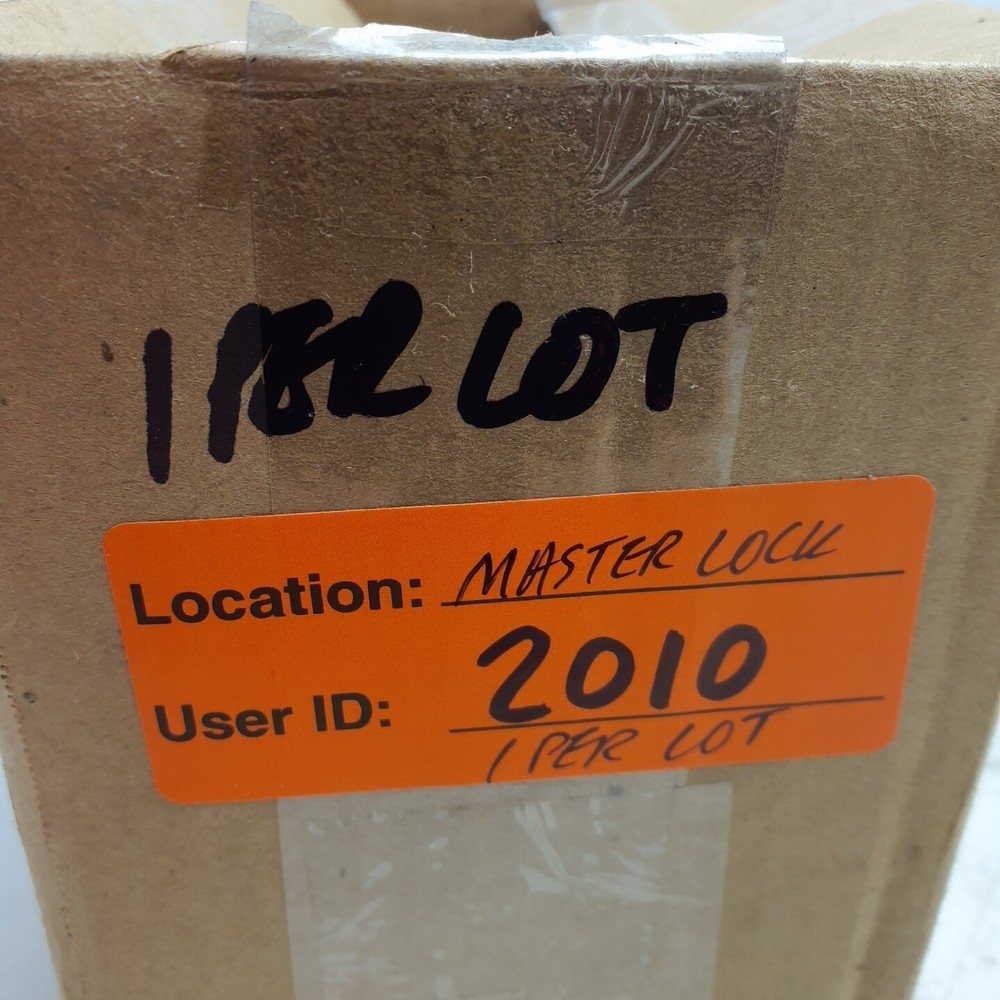 Master Lock 2010 Combination Padlock Center Dial Key-Controlled *NO COMBO NO KEY