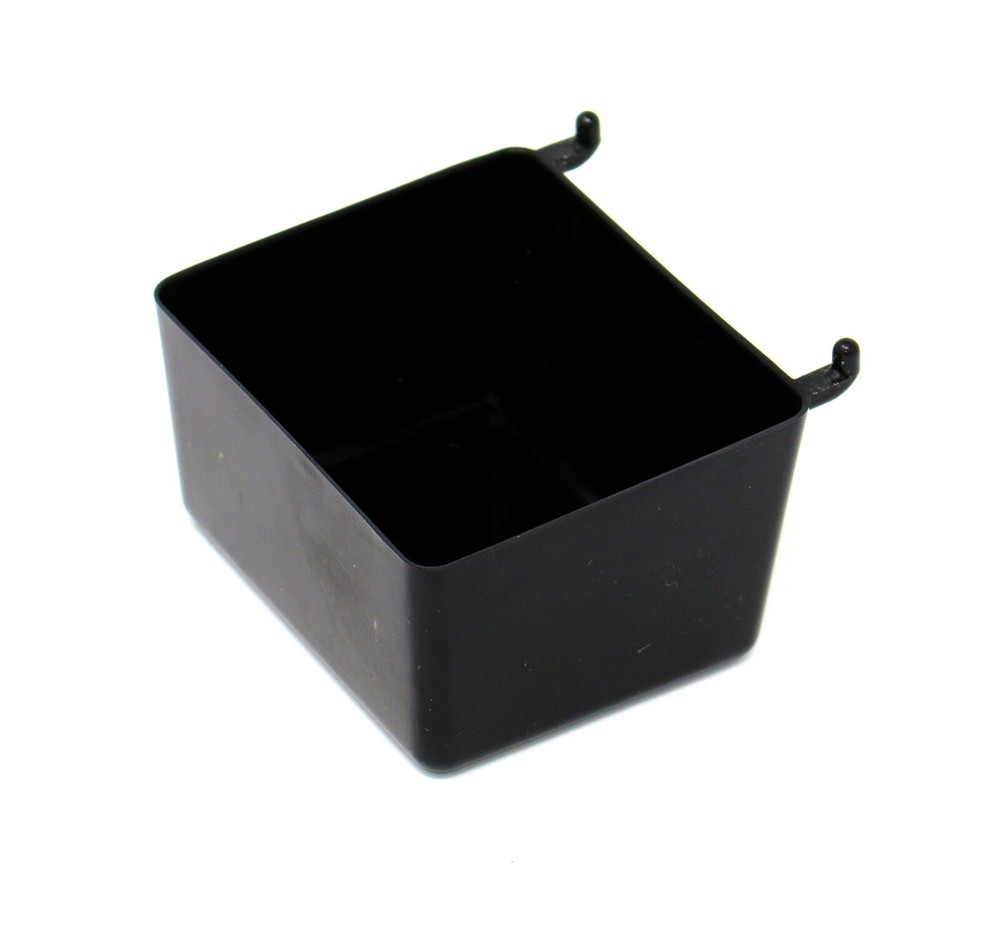 Small Plastic Black Pegboard Storage/Part Bins, Multi-Pack Pricing JSP Brand
