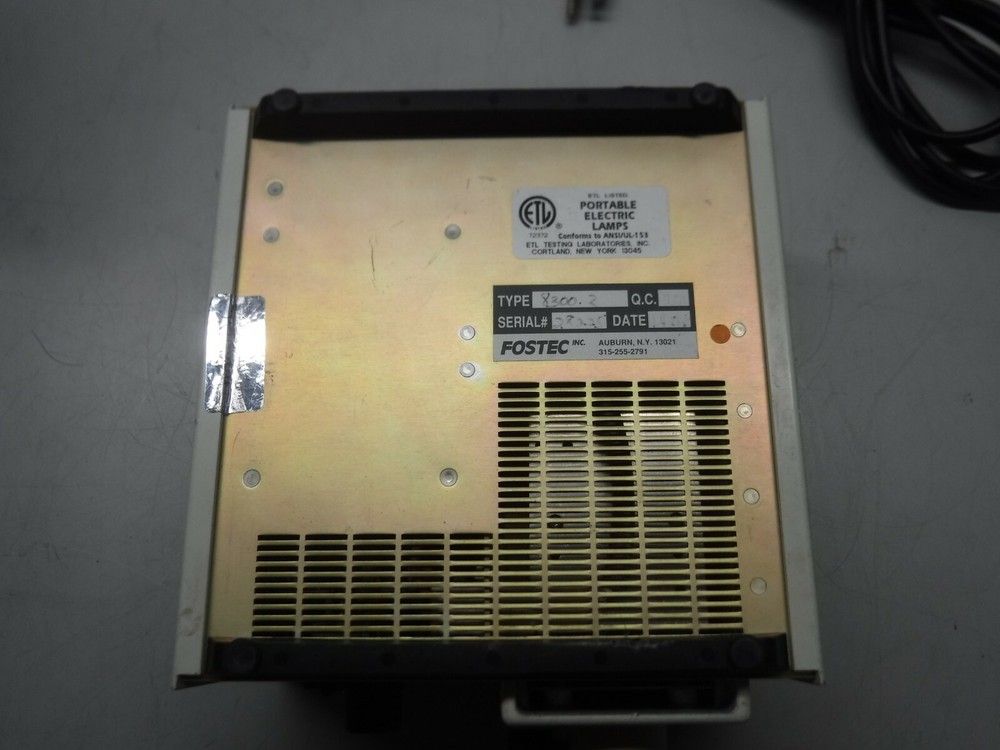 Fostec Fiber Optic Lamp 8375