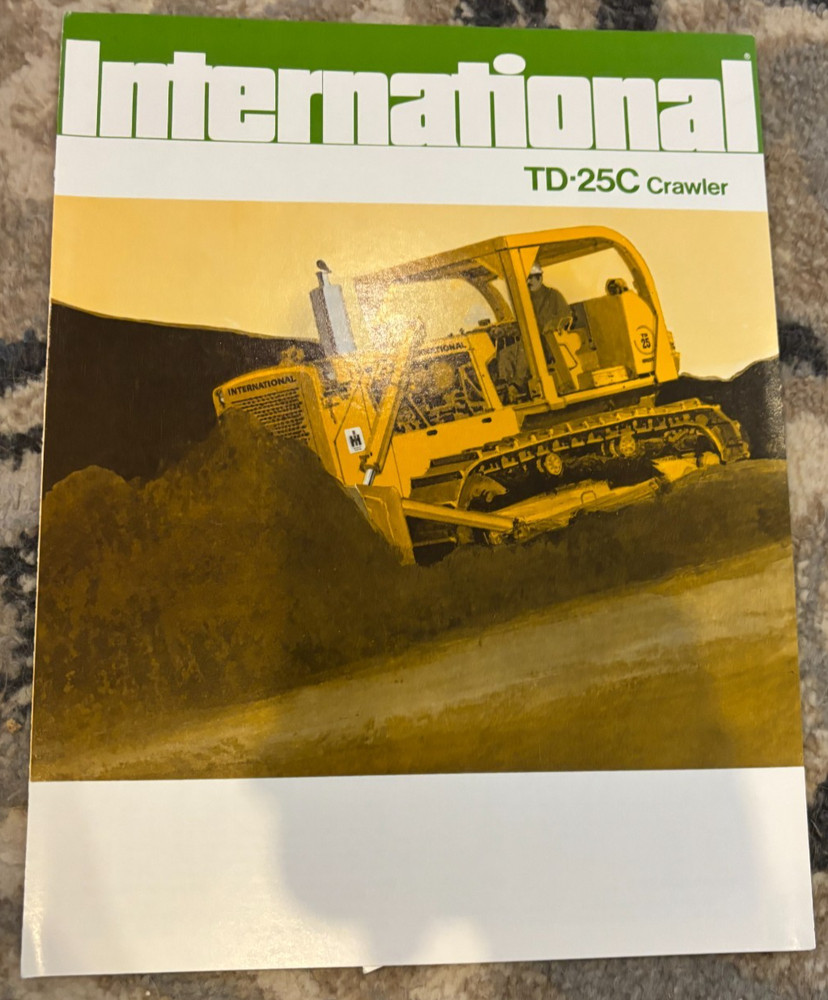 International Harvester 3600A Pay Hoe Backhoe Loader Brochure AMIL25