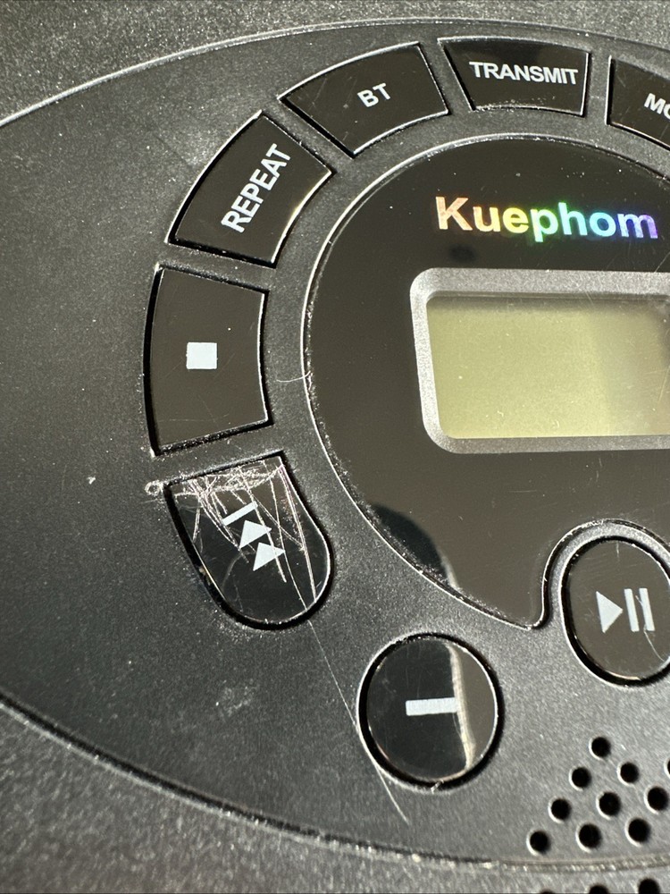 Rechargeable Bluetooth Portable CD Player KUEPHOM PM-10 Walkman CD Discman USB