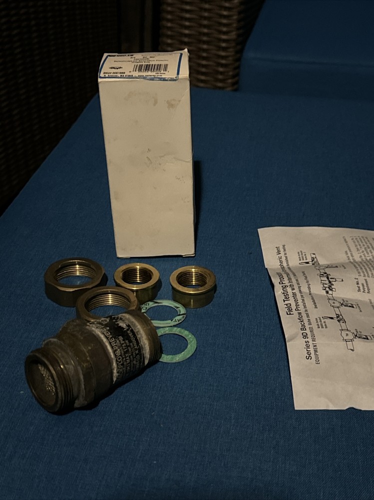 Watts Regulator 9D-M2-3/4 Backflow Preventer