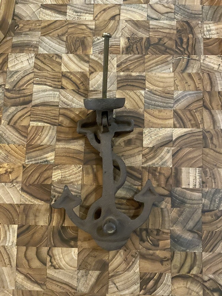 Vintage Solid Cast Iron Anchor Nautical Door Knock