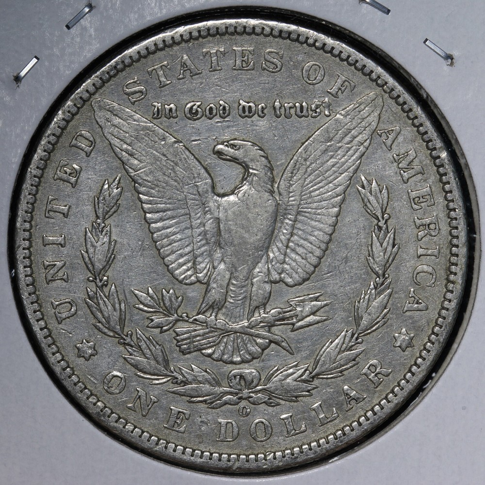 1896-O Morgan Silver Dollar VF+/XF E540 JUNP