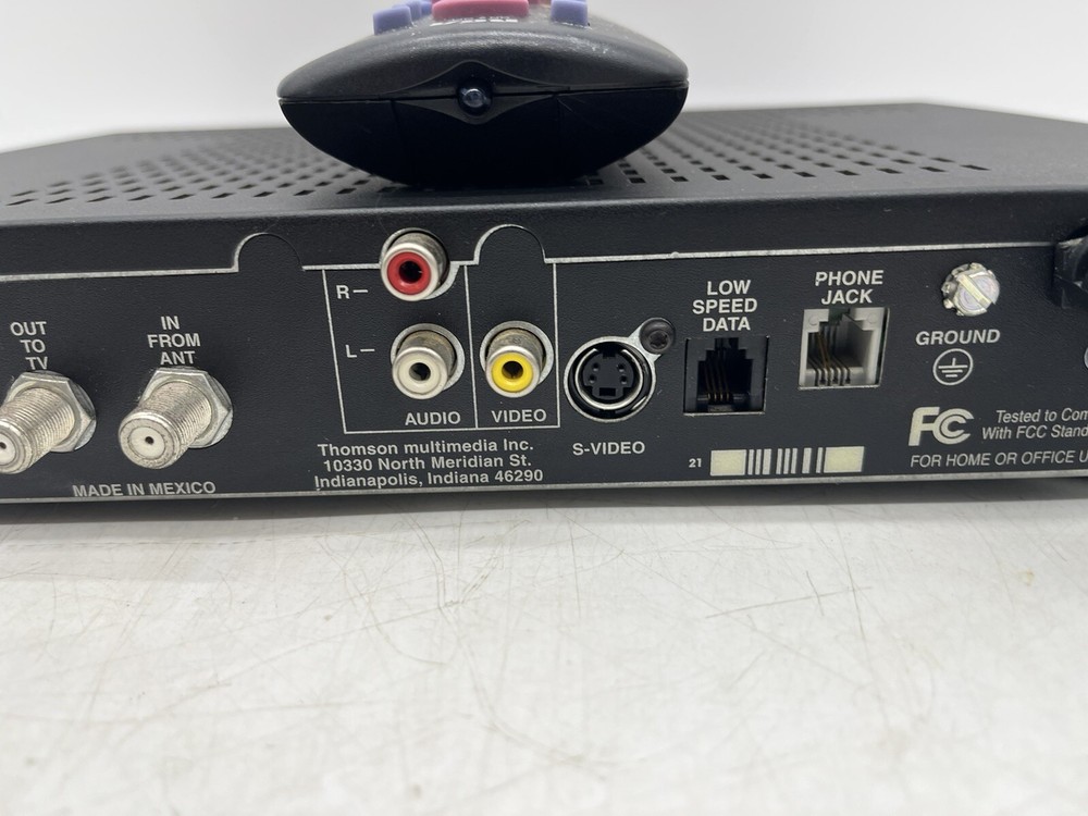 RCA DTV Satellite Receiver Box DRD420RE w/SYSTEMLINK 6 AV Remote WORKS