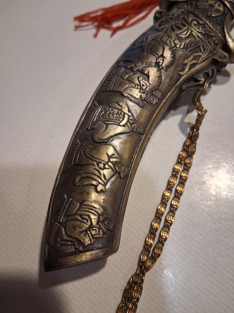 vintage ornate fixed dagger