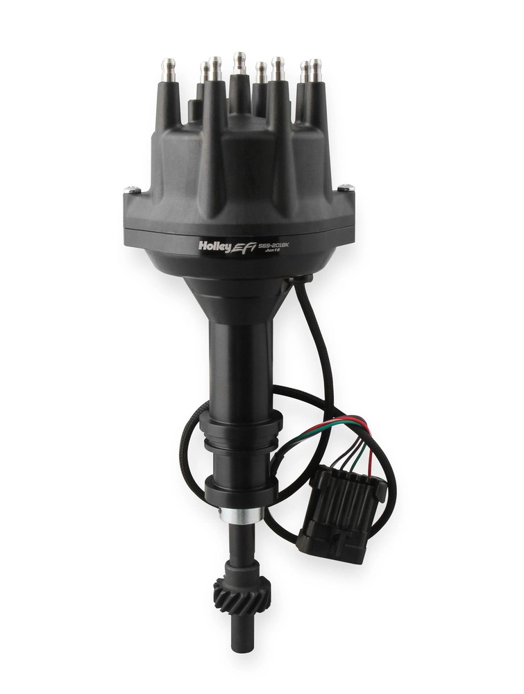 Holley EFI 565-201BK Dual Sync 351W Distributor, Black