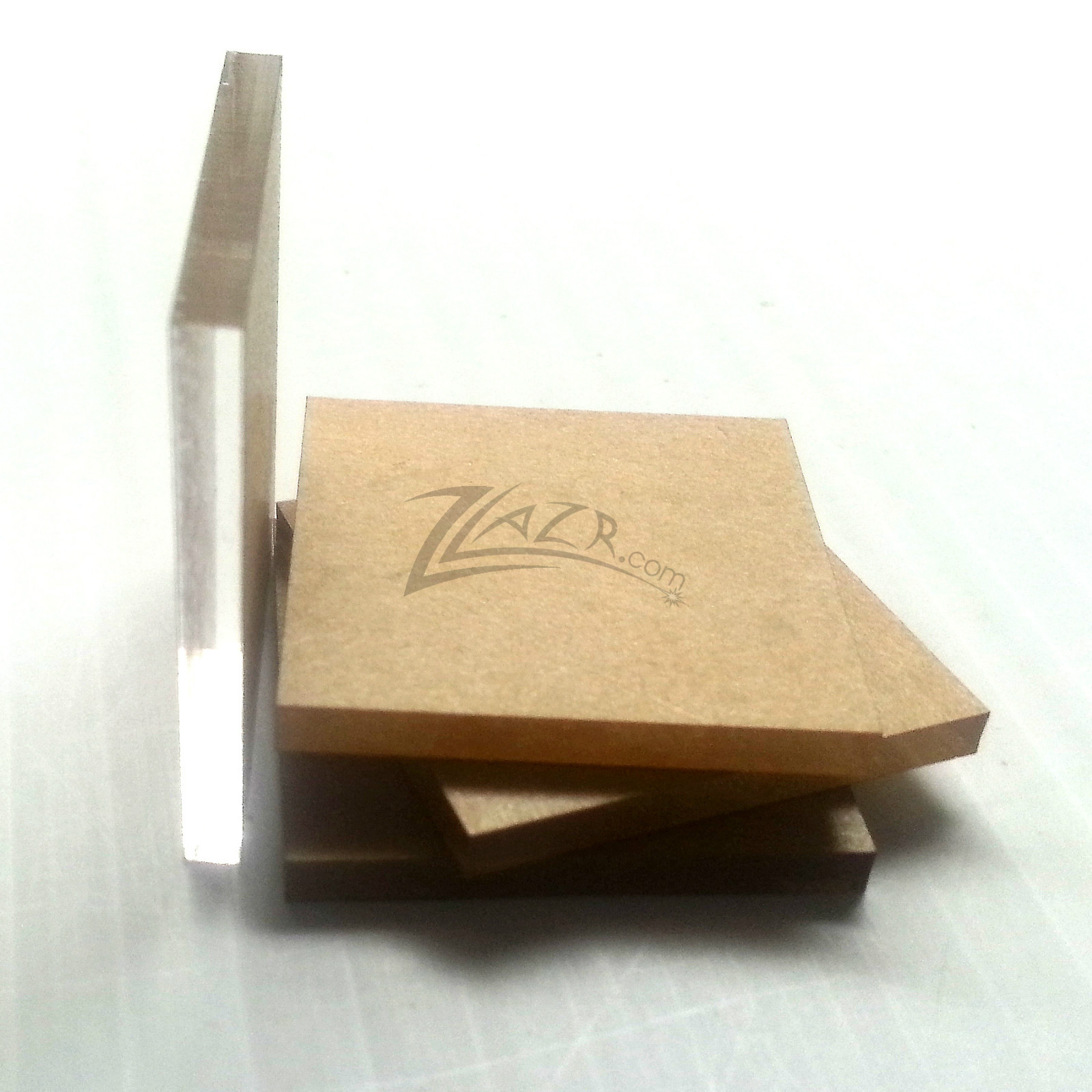 100 1"x1"x1/8" THICK Clear Acrylic SQUARE Shape Plexiglass Plastic Sheet Base!