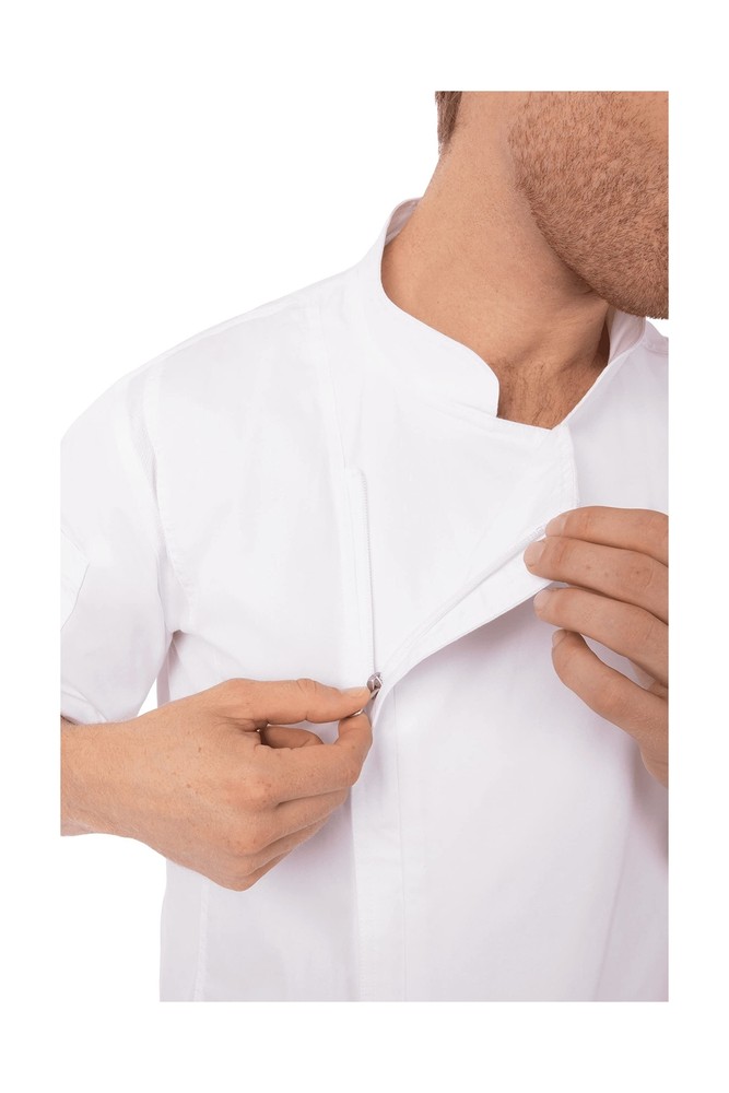 Chef Works Men's Rochester Chef Coat Medium White