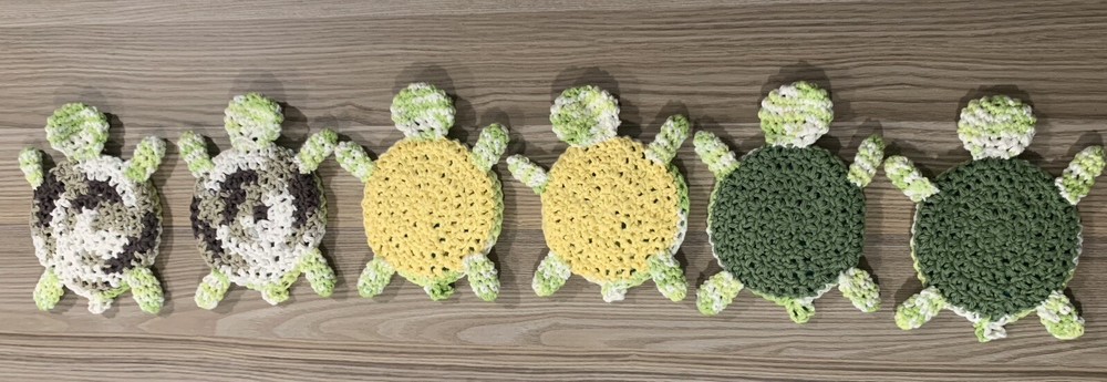 Turtle Dishcloth/washcloth