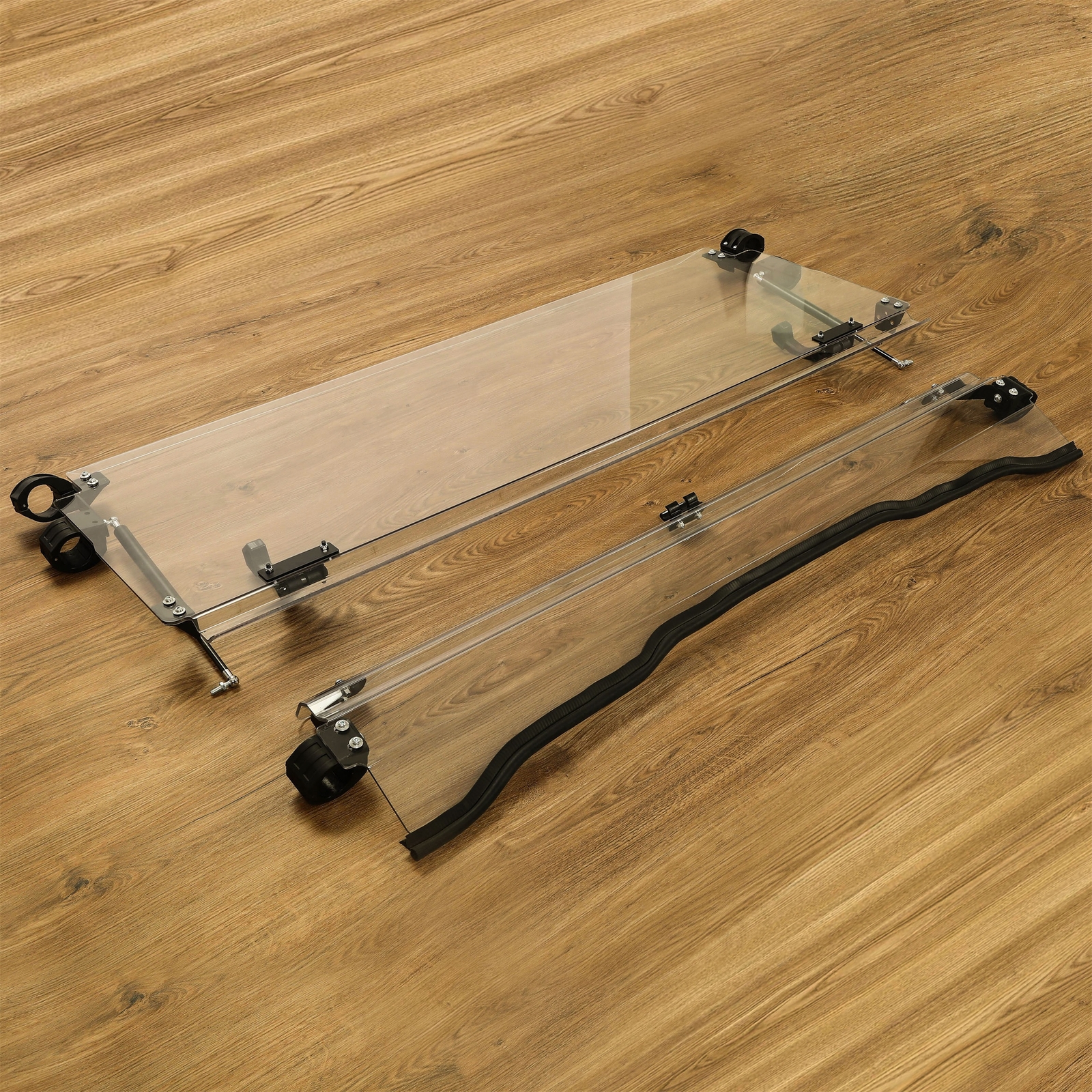 Scratch Resistant Flip Windshield For 2016+Kawasaki Mule Pro FXT / DXT / DX / FX