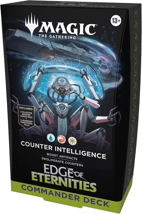 MTG Magic The Gathering Edge of Eternities Commander Deck COUNTER INTELLIGENCE