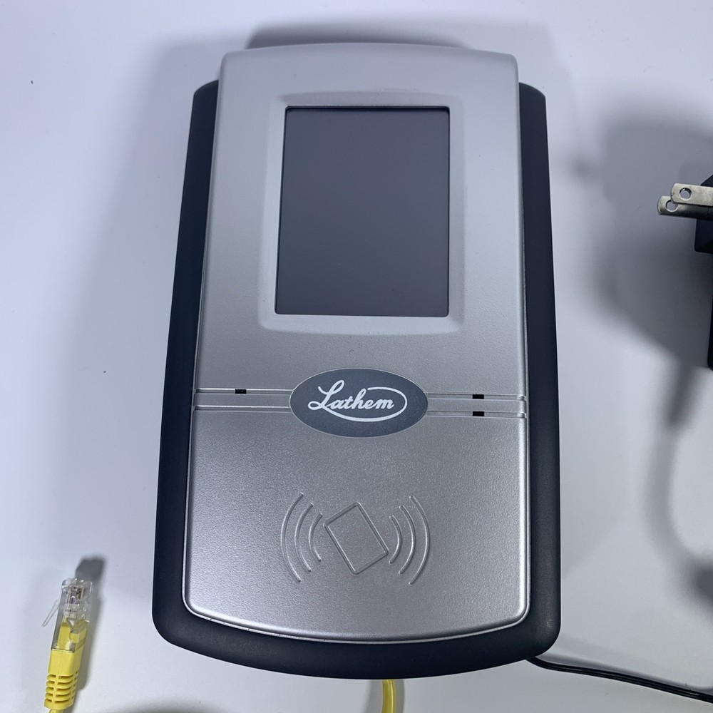 Lathem PC700-WEB Employee Network Time Clock with Power Supply USED