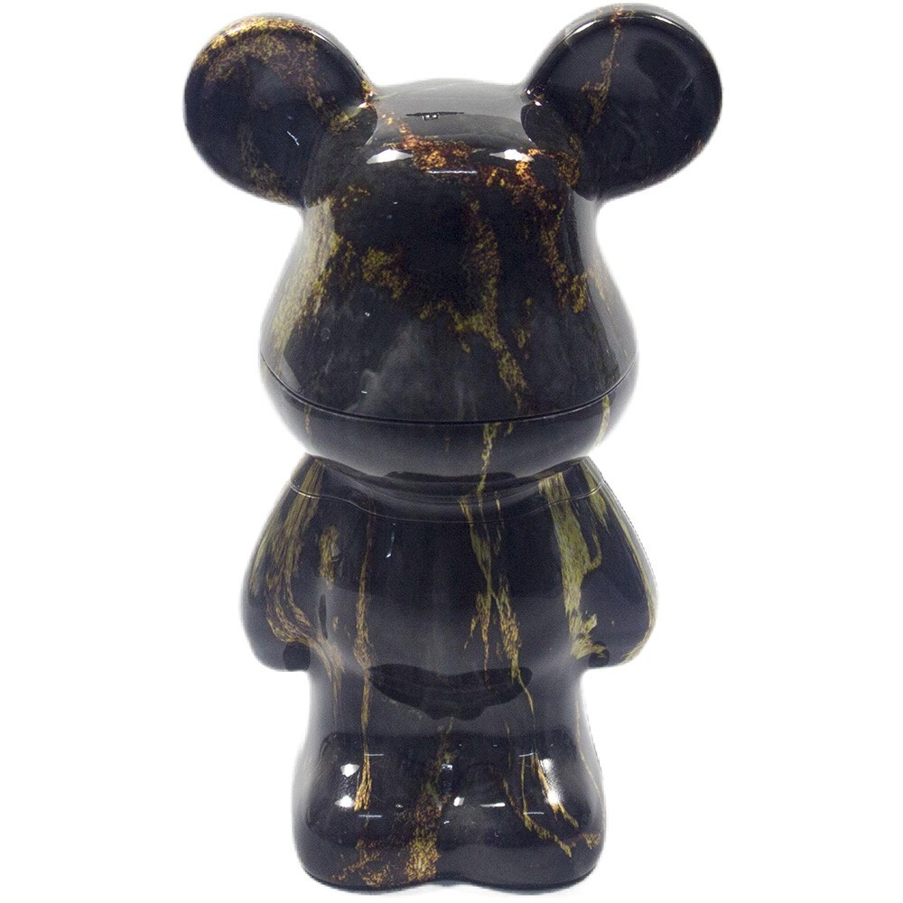 5.5" H 4 PC Cute Chubby Fluid Bear Tobacco Herb Spice Grinder Smoke Crusher