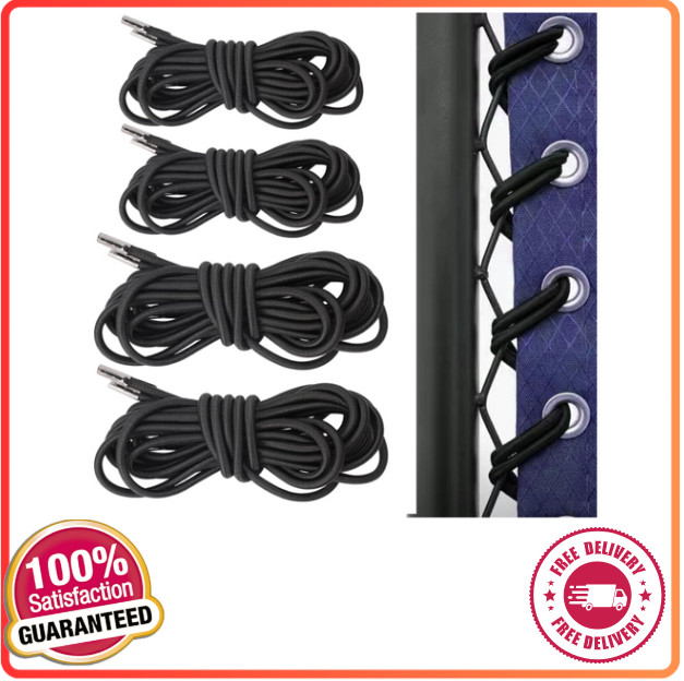 4 Pack Upgraded Black Gravity Chair Replacement Cord Zero Gravity Chair