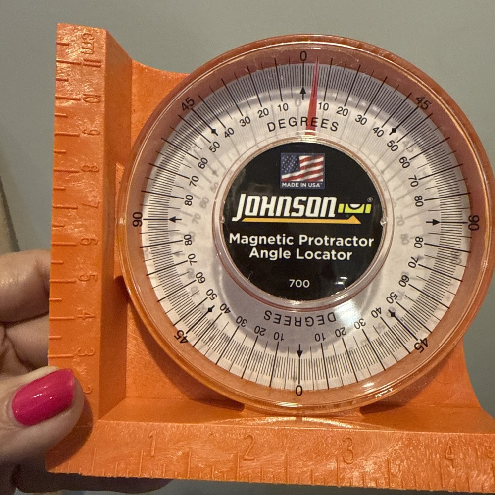 Magnetic Protractor And Angle Locator MFG 700 By Johnson Level & Tool
