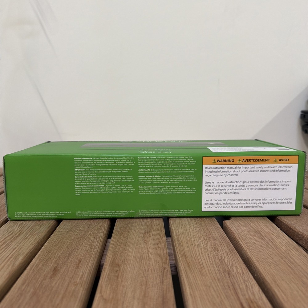 Microsoft Xbox One Kinect Motion Sensor - Black - Model 1520 Sealed Restored