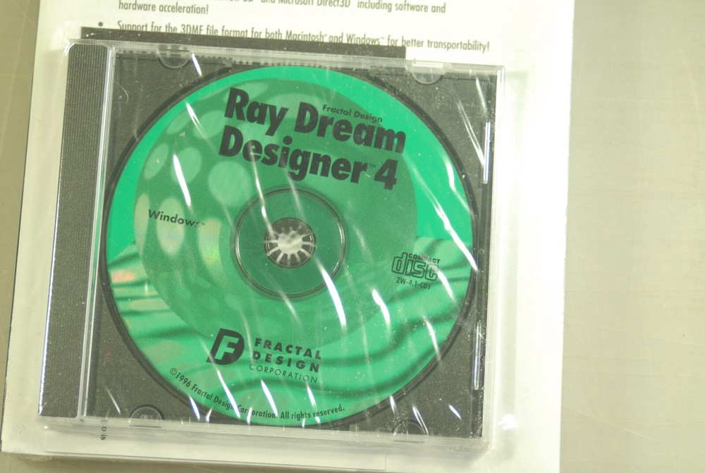 Ray Dream Designer 4.1, unopened package