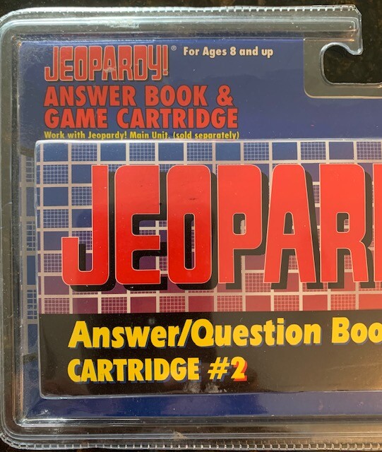 Tiger electronics Jeopardy Answer Question Book Cartridge #2 NEW