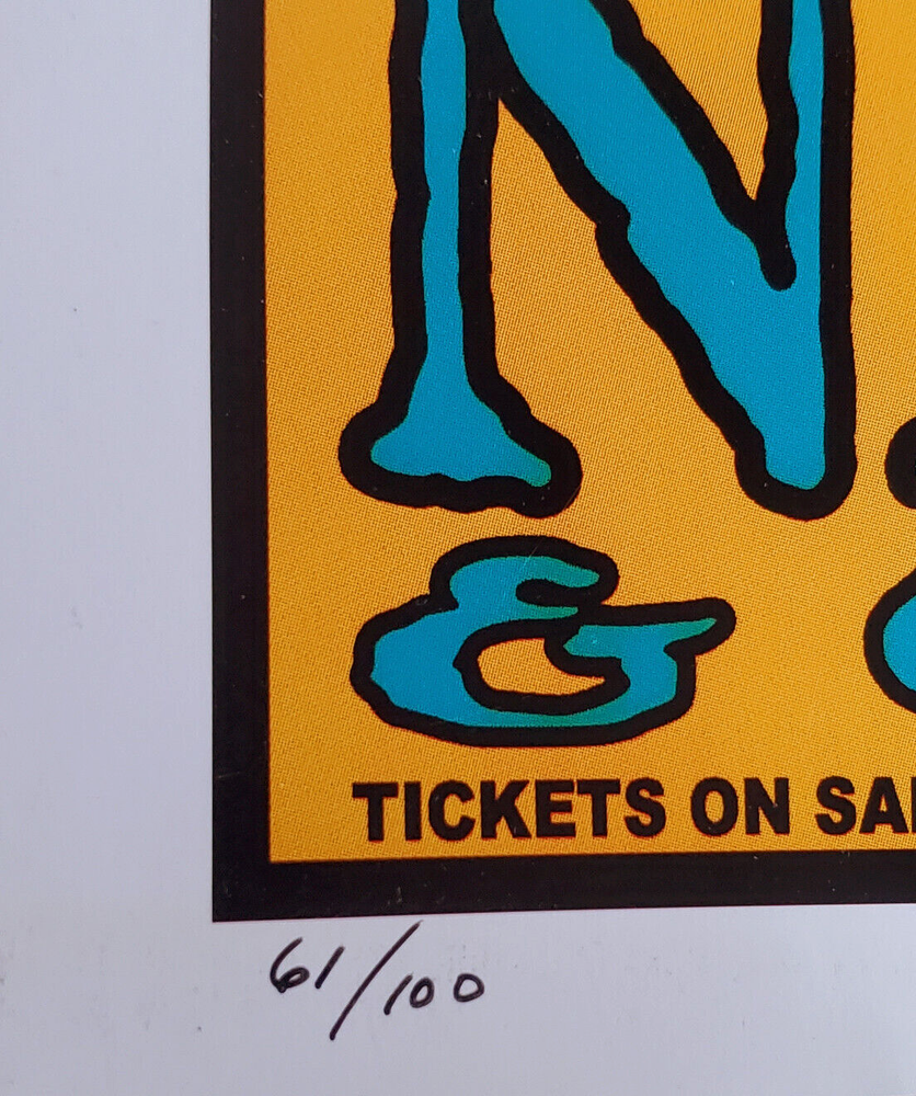 Rarest Neil Young MINT SIGNED & Numbered Ltd Edition (#61/100) 2004 AOR Poster