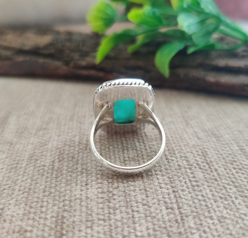 Natural Amazonite Gemstone Ring 925 Sterling Silver Handmade Ring Designer Ring