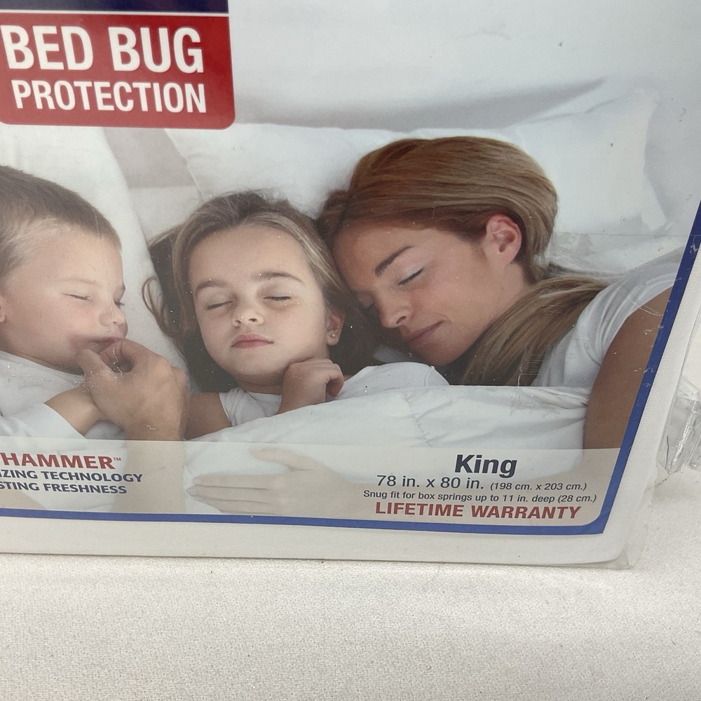 Anti-Bed Bug KING Size Box Spring Protector NEW Sleep Safe 78" x 80"