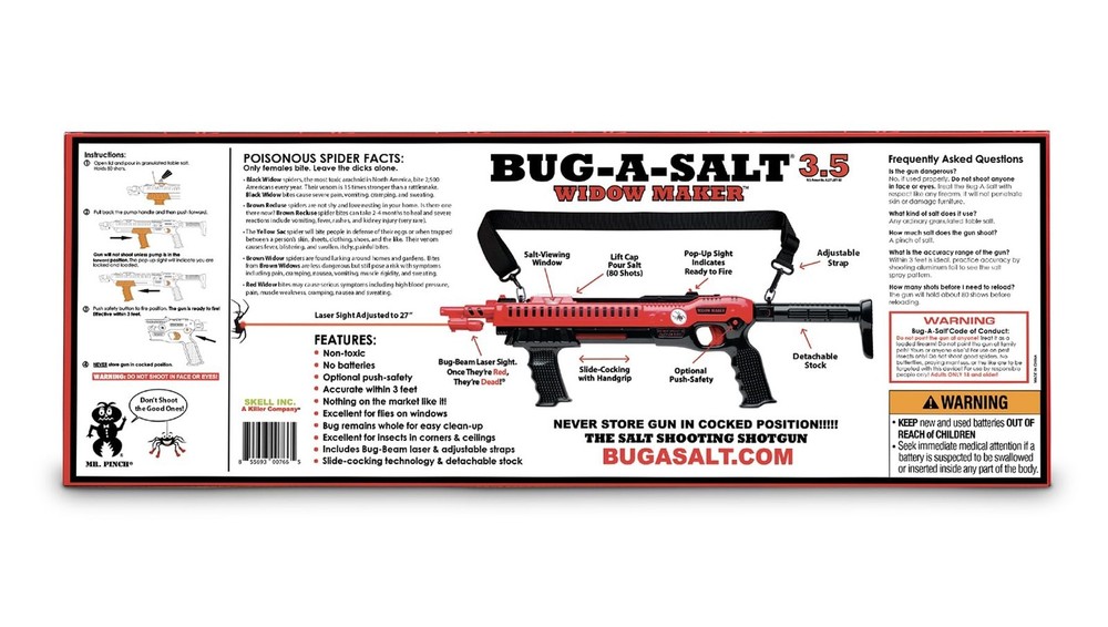 Bug-A-Salt Widow Maker 3.5 Fully Loaded W/ Bug-Beam Laser Sight Front-Grip