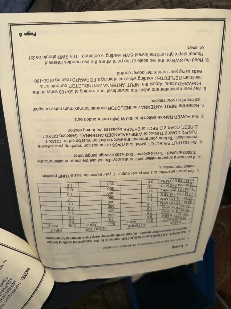 TUCKER ELECTRONICS & COMPUTERS DIGITAL TUNER ANTENNA MANUAL USED T-3000