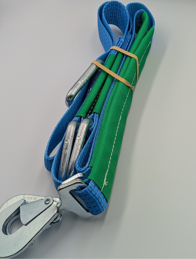 Blue Winch Recovery Brother Trailer Strap - Even Pull System