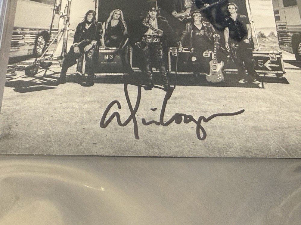 Alice Cooper Signed CD Insert PSA!!