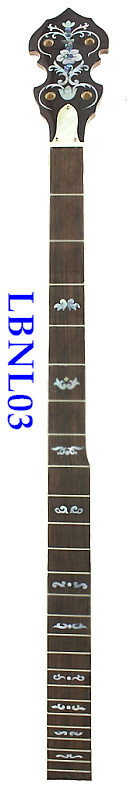 5 String Banjo Long Neck 25 frets Maple LEFT Hand LBNL3