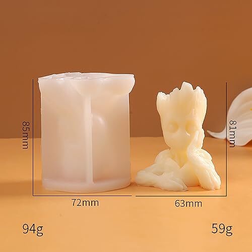 Groot Mold Groot Man Mold Tree Man Candle Mold Body Mold Resin Casting dm-groot