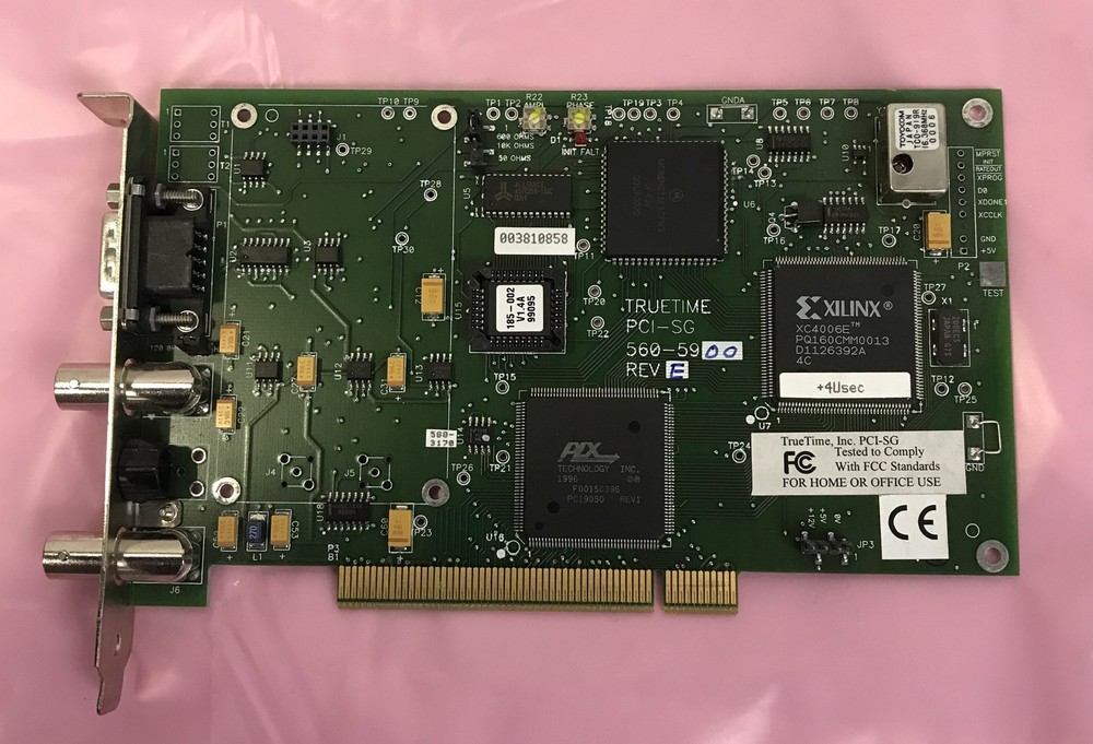 PCI-SG 2U TrueTime Multi-Function Time and Frequency PCI Plug-in Module