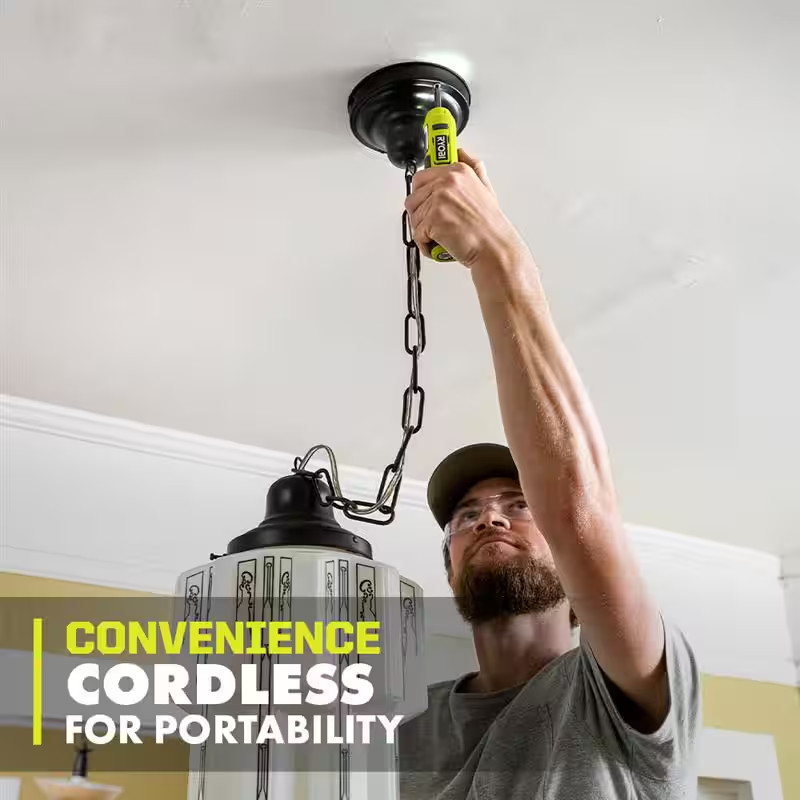Ryobi 4V Cordless 1 4 in Screwdriver