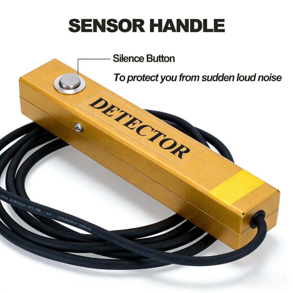 Underground Water Leak Detector, Adjustable Sensitivity Non-Destructive Metal...