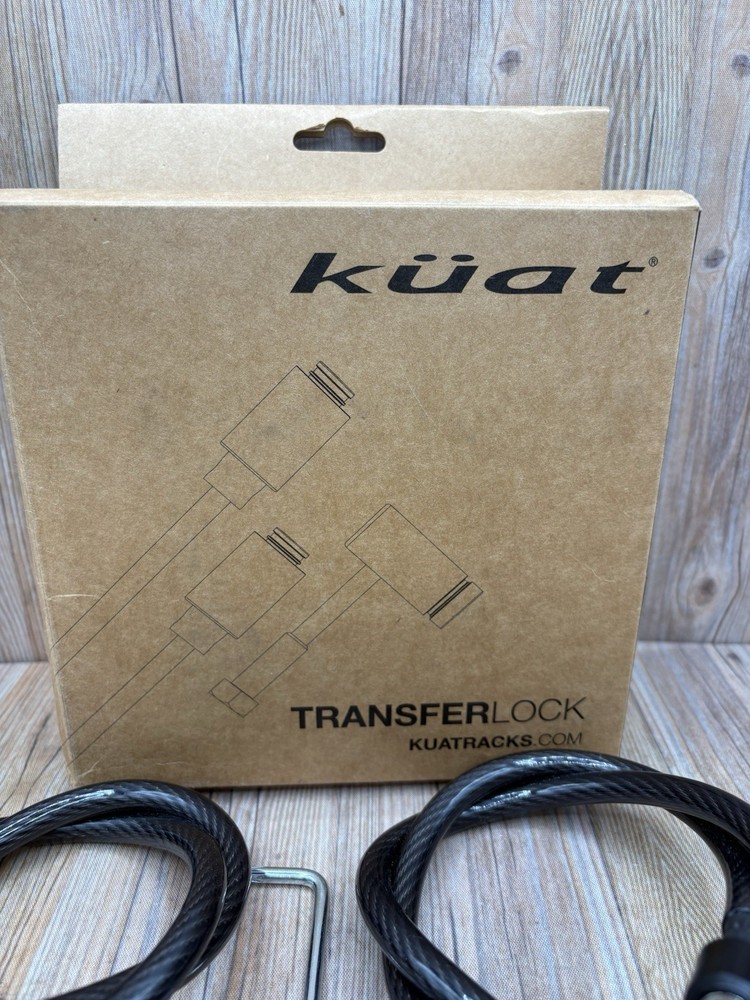 KUAT Transfer Double Cable Lock Kit with Locking Hitch Pin | Durable Reliable