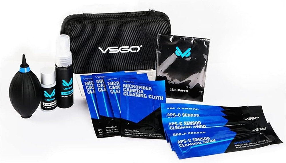 VSGO All-in-One Camera Cleaning Kit for APS-C Sensor Cameras Compatible with