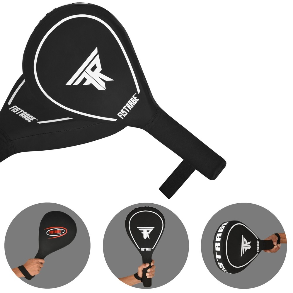 FISTRAGE Taekwondo Training Kick Pad Microfiber Leather Durable Karate Racket