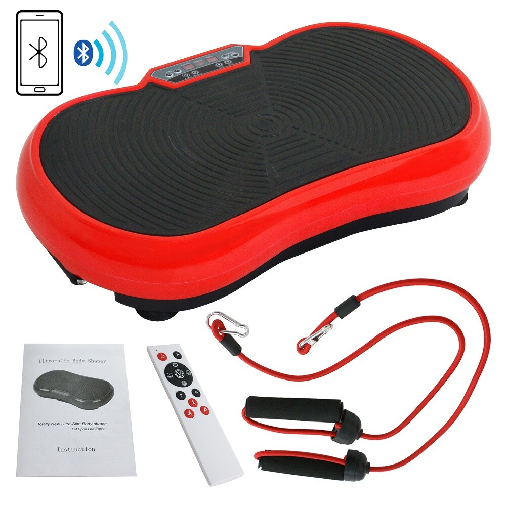 Vibration Platform Plate Body Exercise Fitness Massager Machine w/ Bluetooth