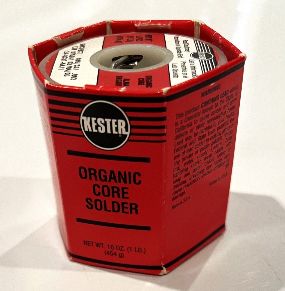 Kester Organic Core Solder #66/331 NEW
