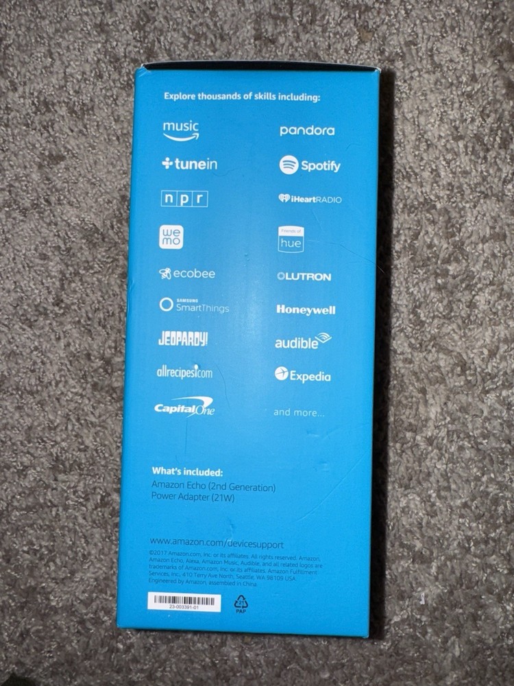 Amazin Echo 2nd Generation Sealed In Box