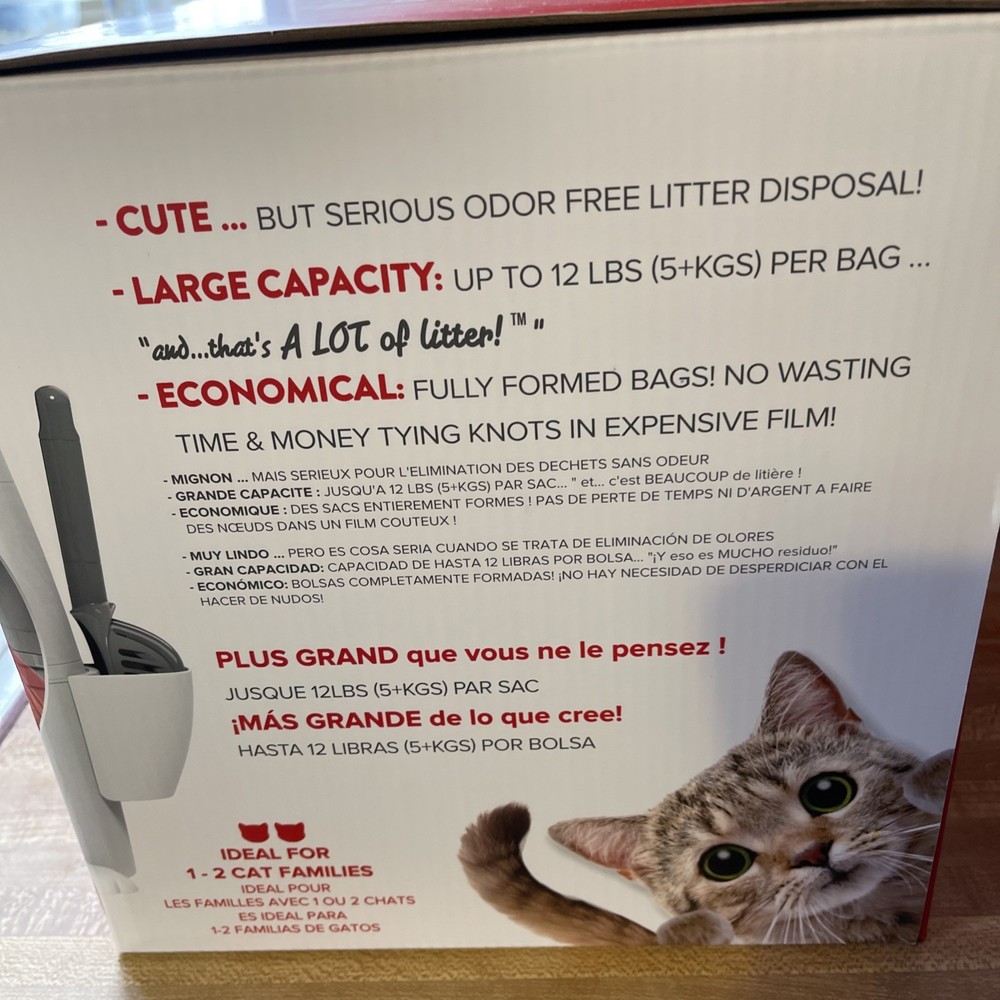 Kitty Twister Litter Disposal System Red Rocket