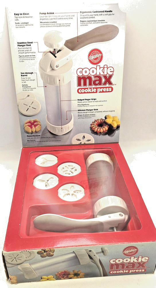 Wilton Cookie Max Cookie Press - 12 Assorted Design Discs