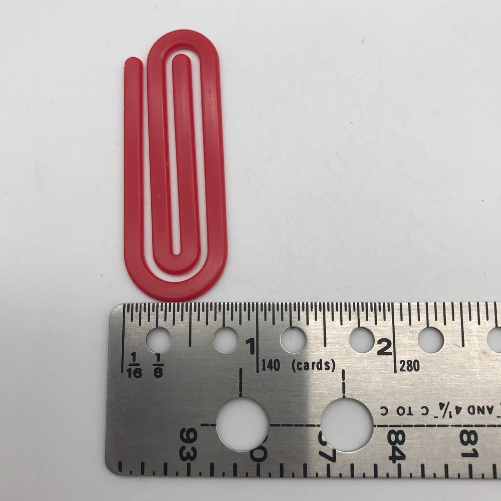 Oversized Plastic Paper Clips 16-pack