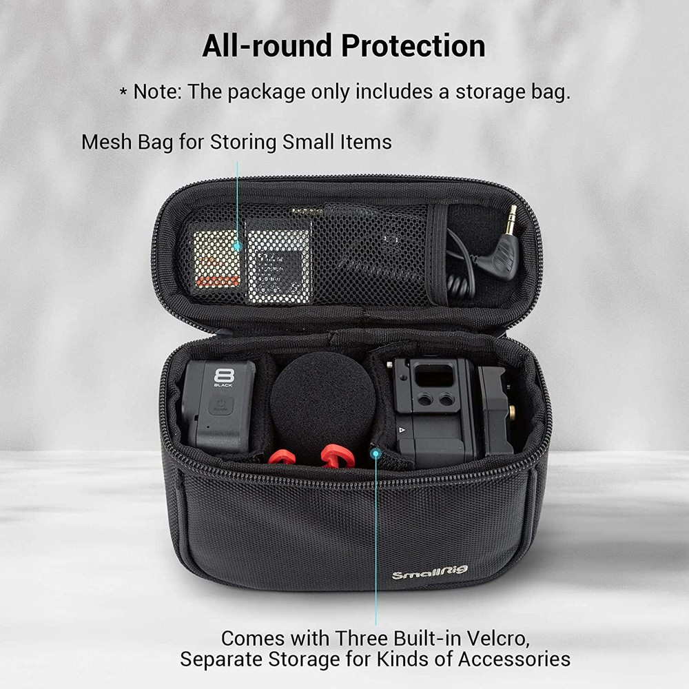 SmallRig Mini Camera Storage Bag, Protective Carrying Case for DJI Action 2-3704
